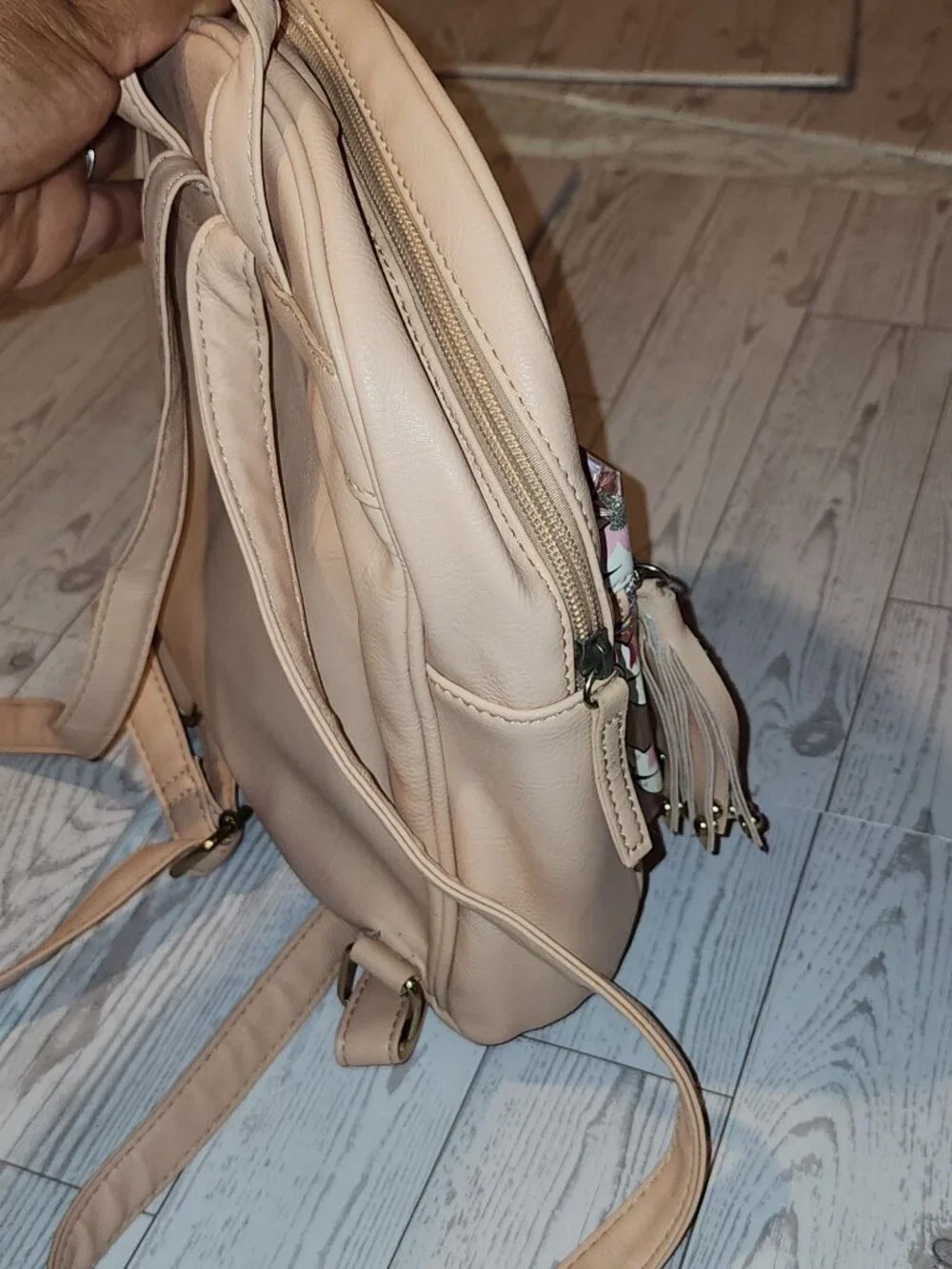Unicorn Holographic Mini Backpack Pink Faux Leather Tassel Cute Kawaii Bag